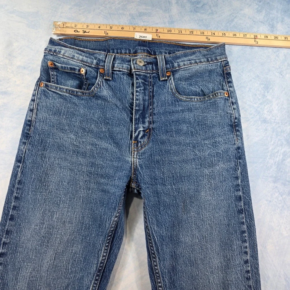 Levis 505 Regular Fit Straight Leg Mens‎ Jeans Blue Denim 32x34 Medium Wash